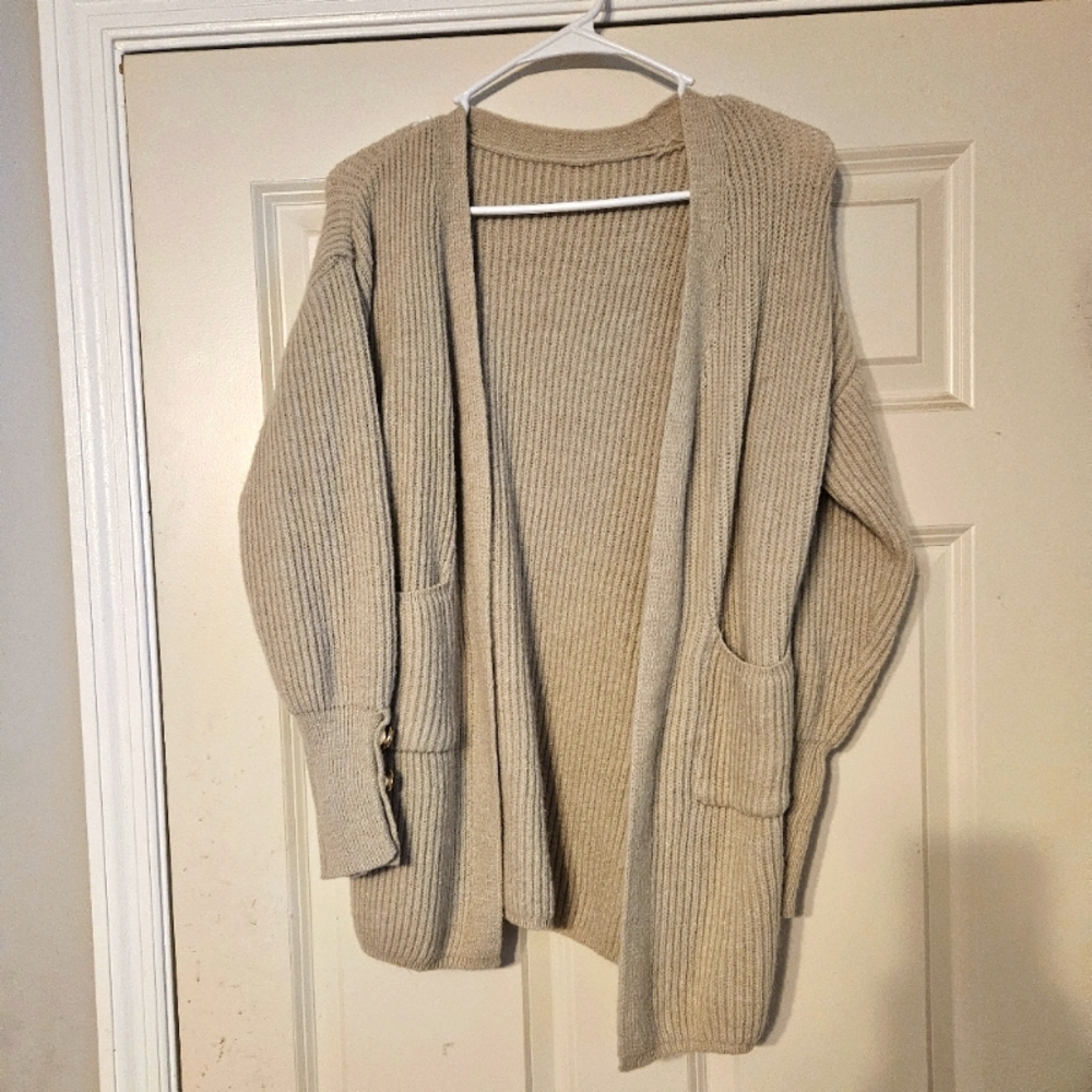 Open cardigan
